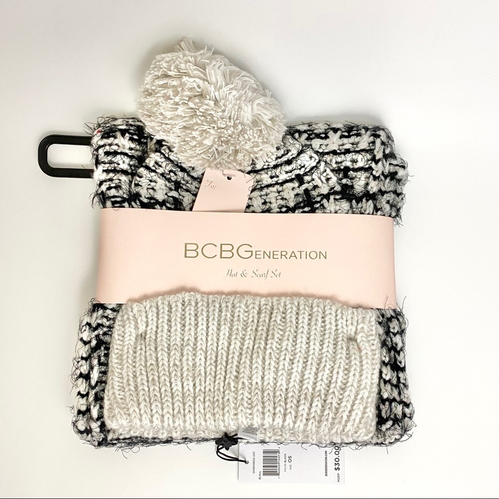 BCBG Hat & Scarf Set